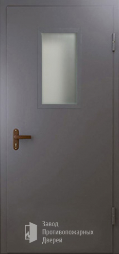 Фото двери «Техническая дверь №4 однопольная со стеклопакетом» в Куровскому