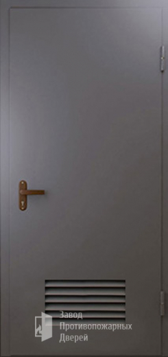 Фото двери «Техническая дверь №3 однопольная с вентиляционной решеткой» в Куровскому
