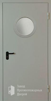 Фото двери «Однопольная с круглым стеклом EI-30» в Куровскому