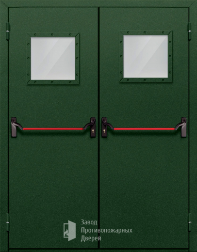 Фото двери «Двупольная со стеклом и антипаникой №59» в Куровскому