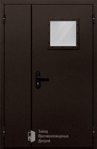 Фото двери «Полуторная со стеклом №810» в Куровскому