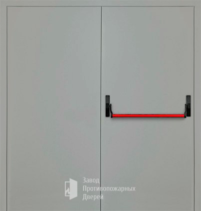 Фото двери «Двупольная глухая с антипаникой (1 створка) EI-30» в Куровскому