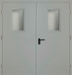 Фото двери «Двупольная со стеклом EI-30» в Куровскому