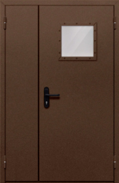 Фото двери «Полуторная со стеклом №88» в Куровскому