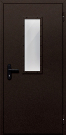 Фото двери «Однопольная со стеклом №510» в Куровскому