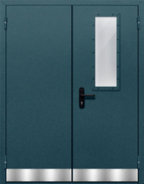 Фото двери «Двупольная с отбойником №34» в Куровскому