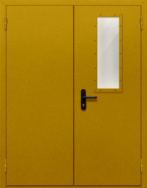 Фото двери «Двупольная со одним стеклом №45» в Куровскому