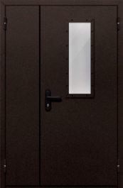 Фото двери «Полуторная со стеклом №210» в Куровскому