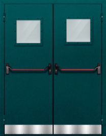 Фото двери «Двупольная с отбойником №32» в Куровскому