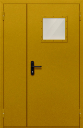 Фото двери «Полуторная со стеклом №85» в Куровскому